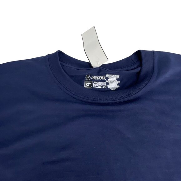 Soffe Drirelease T-Shirt Performance T-Shirt S Navy Blue Men's Short Sleeve Brea - Picture 4 of 9